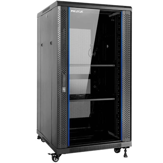 Armario Rack Mural Desmontado Phasak PHO 6822/ 19"/ Altura 22U