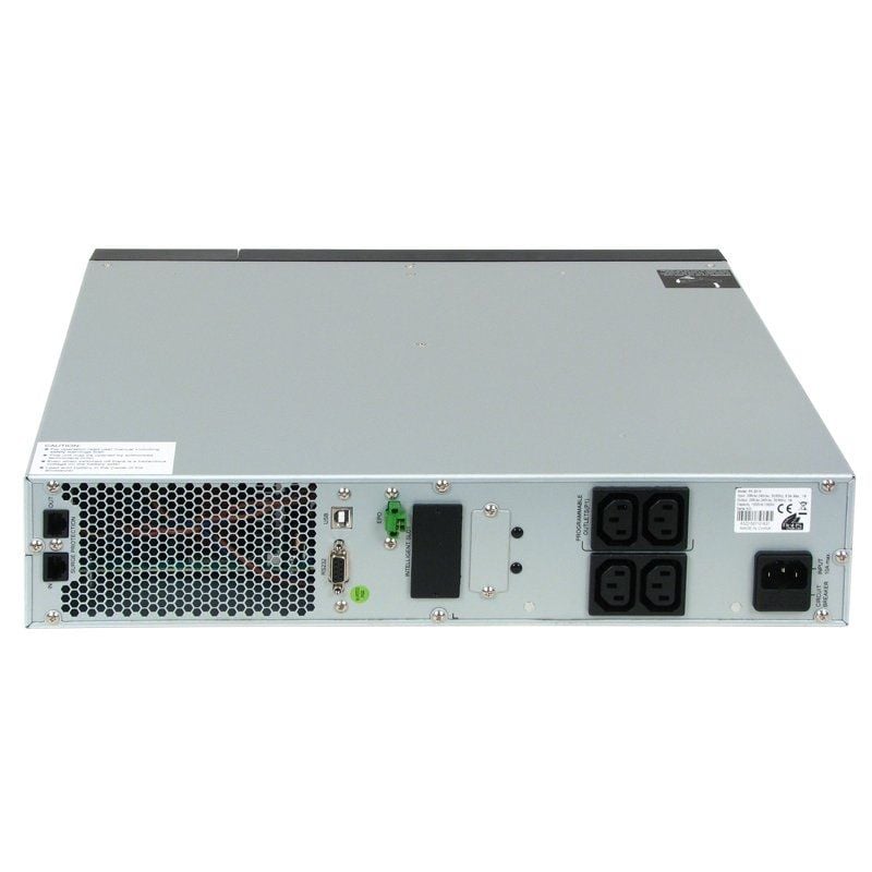 SAI Online Phasak Rack 1500 VA Online LCD/ 1500VA-1350W/ 4 Salidas/ Formato Rack