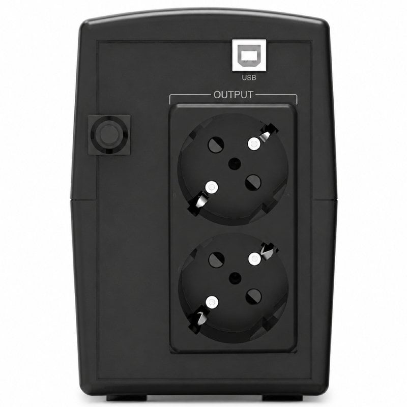 SAI Línea Interactiva Phasak SIRIUS 1000 VA Interactive/ 1000VA-600W/ 2 Salidas/ Formato Torre