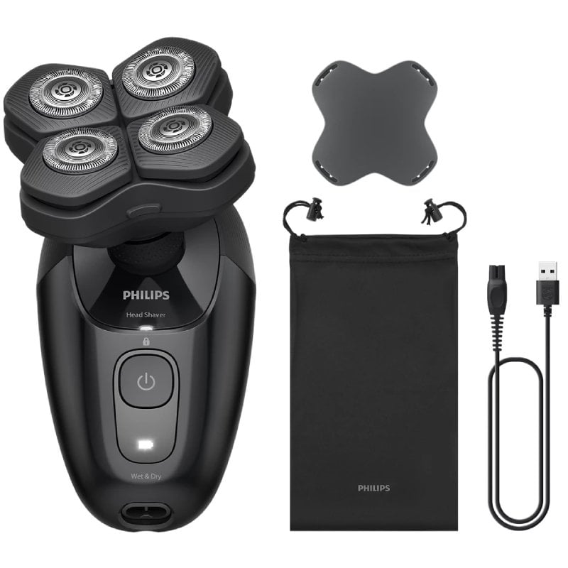 Máquina de Barbear Philips Head Shaver Pro Série 5000 HS5980/15 com Bateria