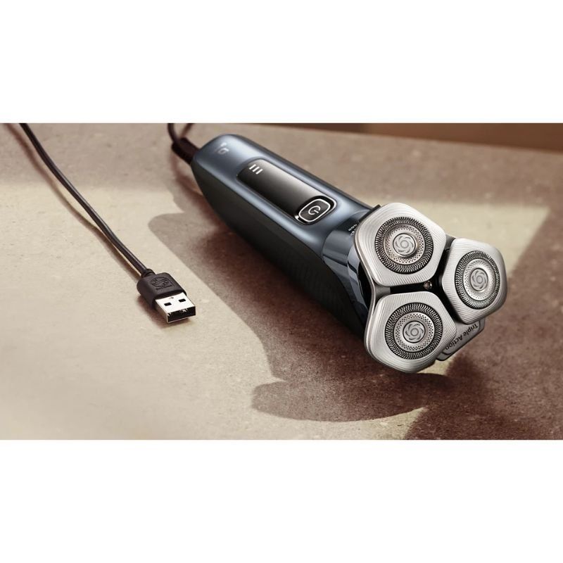Máquina de Barbear Philips Shaver Series i9000 X9001 Wet & Dry/ Bateria/ 1 Acessório