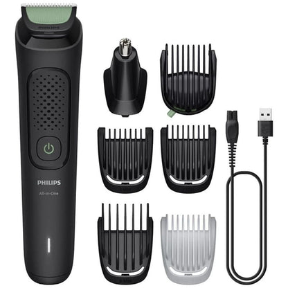 Máquina de cortar cabelo Philips All in One Série 3000 MG3935/15/ com Bateria/ 6 Acessórios