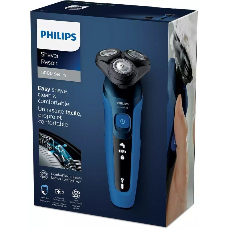 Máquina de Barbear Philips Shaver Series 5000 S5466/17 / com Bateria / 2 Acessórios