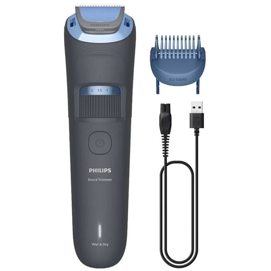 Aparador de Barba Philips Beardtrimmer series 3000 BT3617/15/ com Bateria/ 2 Acessórios