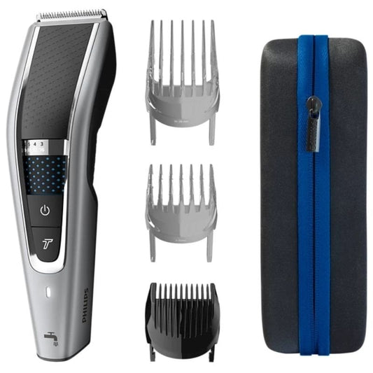Máquina de Cortar Cabelo Philips Hairclipper Series 5000 HC5650/15/ Com Bateria/ Com Fio/ 4 Acessórios