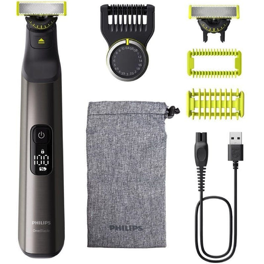 Aparador de Barba e Pelos Philips OneBlade Pro 360 QP6552/15/ a Bateria/ 5 Acessórios