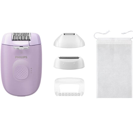 Depiladora Philips Epilator Série 4000 BRE257/ a Bateria/ 4 Acessórios