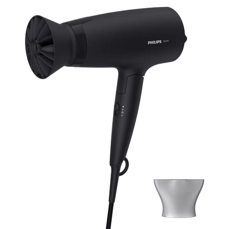 Secador Philips série 3000 BHD308/10/ 1600W/ Preto/ 2 Acessórios