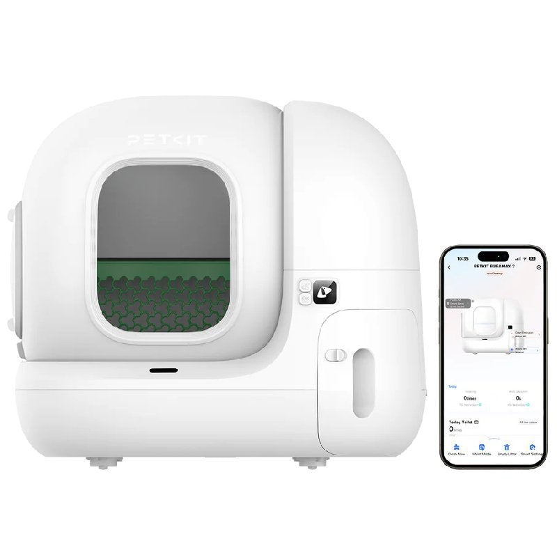 Arenero para Gatos Autolimpiable PetKit PURA MAX 2/ 76L/ Control desde APP/ Blanco Mate