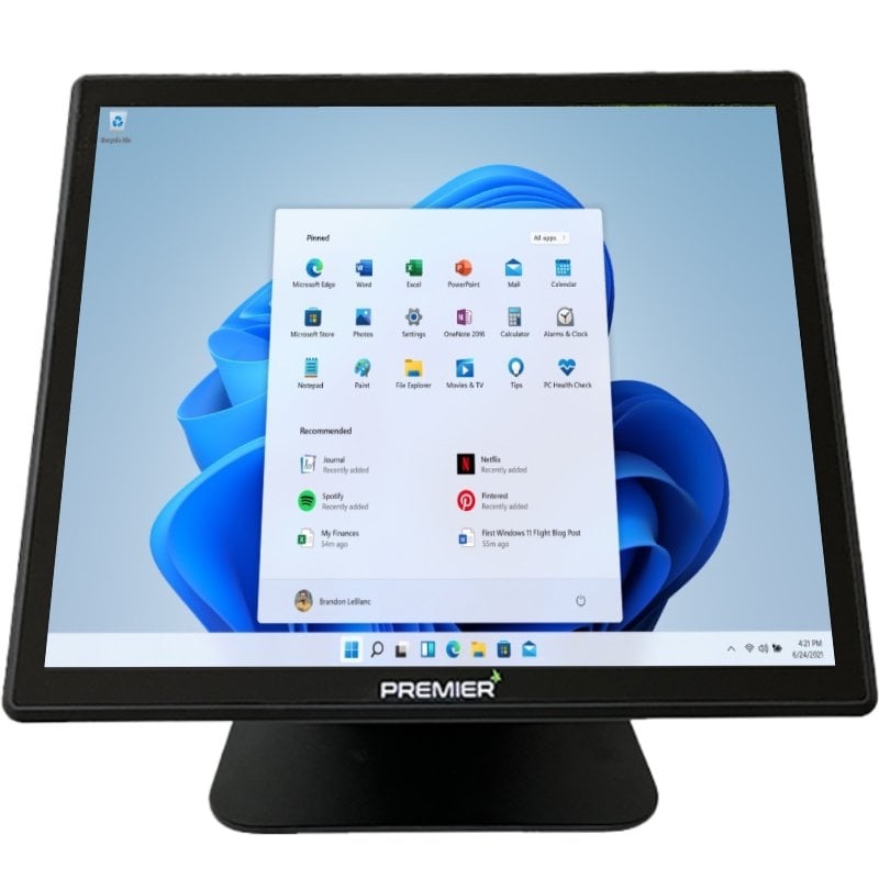 TPV Premier KT-97 FT Intel J6412/ 8GB/ 128GB SSD/ 15.6"/ Tátil/ Win11 IoT