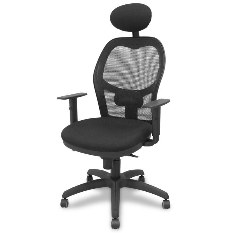 Silla de Oficina Piqueras y Crespo Jorquera 15SM840B840B10CRPC/ Negra