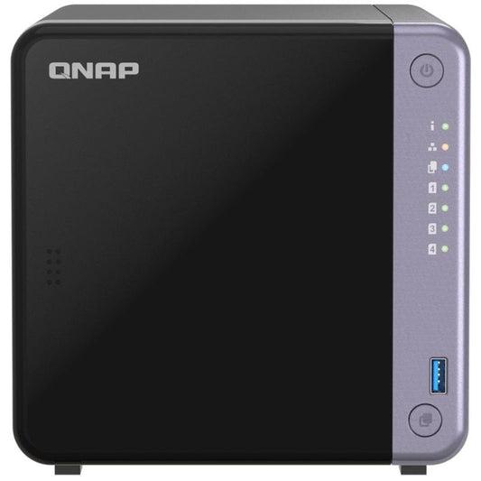 NAS QNAP TS-432X-4G/ 4 Baías 3.5"- 2.5"/ 4GB/ Formato Torre