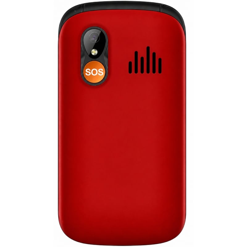 Teléfono Móvil Qubo P-190RD 4G para Personas Mayores/ Rojo