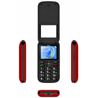 Teléfono Móvil Qubo P-190RD 4G para Personas Mayores/ Rojo