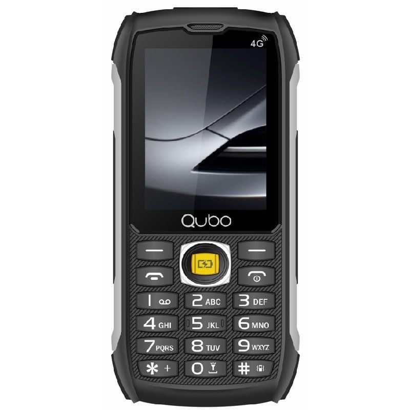 Telemóvel Robusto Qubo ST-002 para Idosos/ Preto