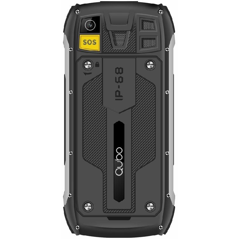 Telemóvel Robusto Qubo ST-002 para Idosos/ Preto