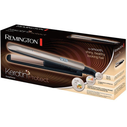 Prancha de Cabelo Remington Keratin Protect S8540/ Bronze