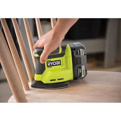 Lixadeira Triangular Ryobi ONE+ 18V RPS18-0/ Inclui 6 Lixas/ Sem Bateria nem Carregador