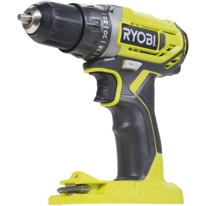 Berbequim Aparafusador Sem Fios Ryobi ONE+ R18DD2-220S/ 2 baterias 18V 2,0 Ah/ Carregador 1,5 A/ Saco de Transporte