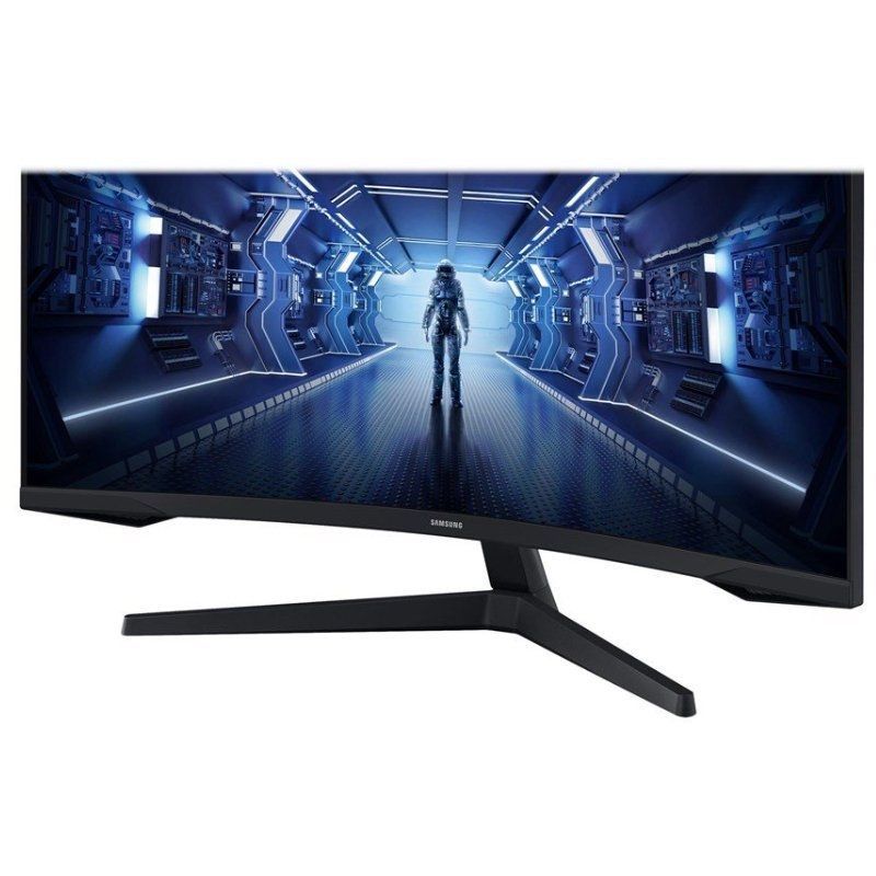 Monitor Gaming Ultrapanorâmico Curvo Samsung Odyssey G5 LC34G55TWWP 34"/ UWQHD/ 1ms/ 165Hz/ VA/ Preto