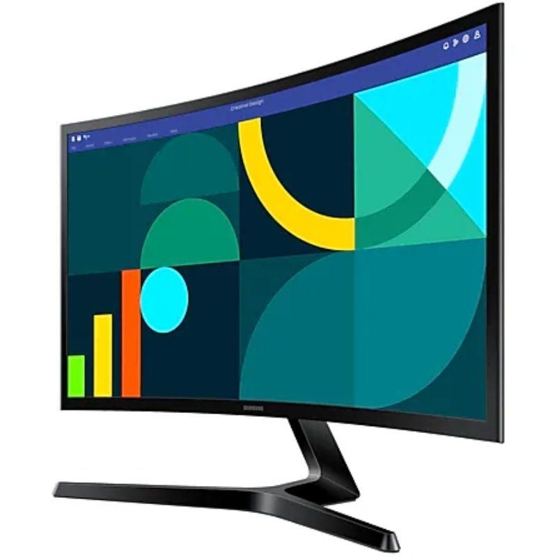 Monitor Curvo Samsung Essential S3 S24D366GAU/ 24"/ Full HD/ Preto