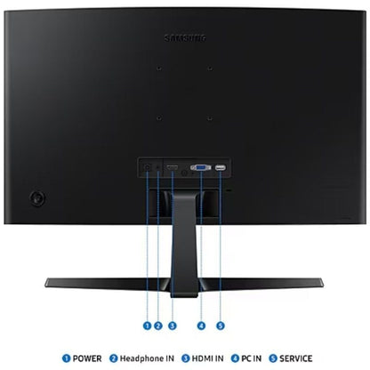 Monitor Curvo Samsung Essential S3 S24D366GAU/ 24"/ Full HD/ Preto
