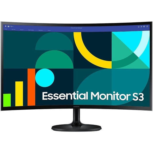 Monitor Curvo Samsung Essential S3 S36GD S27D364GAU/ 27"/ Full HD/ Preto