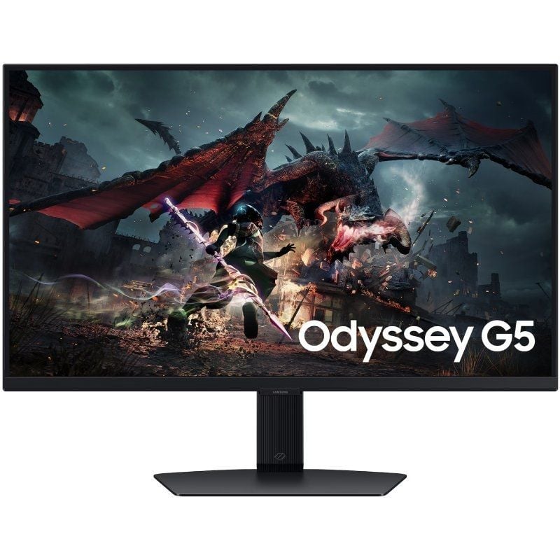 Monitor Gaming Samsung Odyssey G5 G50D S27DG502EU 27"/ QHD/ 1ms/ 180Hz/ IPS/ Regulável em Altura/ Preto