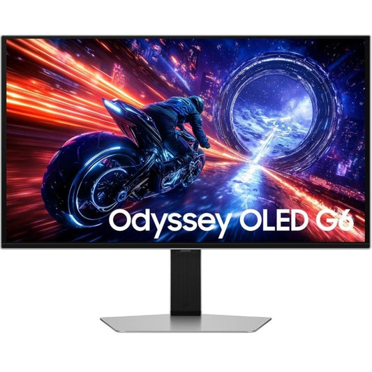 Monitor Gaming Samsung Odyssey OLED G6 G60SF S27FG604SU 27"/ QHD/ 0.03ms/ 500Hz/ QD-OLED/ Altura Ajustável/ Prateado