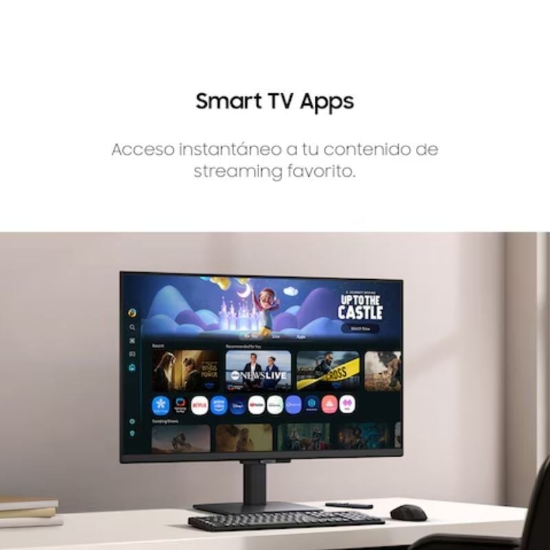 Monitor Inteligente Samsung M5 S27FM500EU 27"/ Full HD/ Multimédia/ Smart TV/ Preto