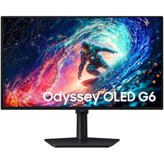 Monitor Gaming Samsung Odyssey OLED G6 G61SH S27HG612SU 27"/ QHD/ 0.03ms/ 240Hz/ QD-OLED/ Altura Ajustável/ Preto