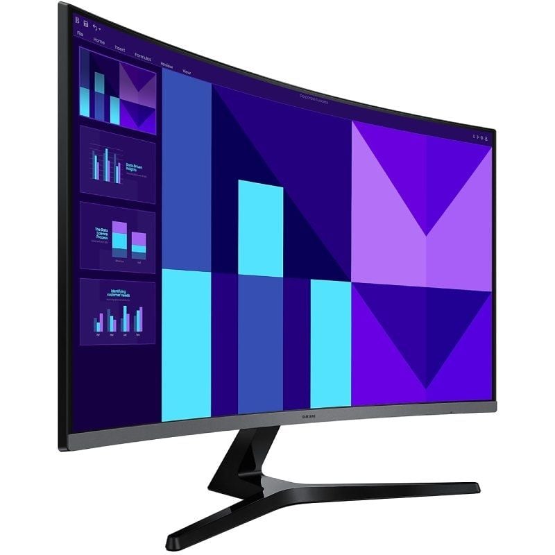 Monitor Profesional Curvo Samsung Essential S39GD S32D390GAU 32"/ Full HD/ Negro