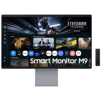 Smart Monitor Gaming Samsung M9 M90SF S32FM900SU 32"/ 4K/ 0.03ms/ 165Hz/ QD-OLED/ Multimedia/ Regulable en altura/ Smart TV/ Plata