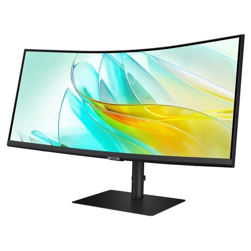 Monitor Profesional Ultraparonámico Curvo Samsung ViewFinity S6 S34C652UAU 34"/ UWQHD/ Multimedia/ Regulable en Altura/ Negro