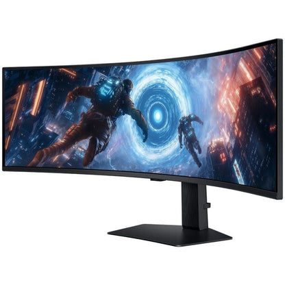 Monitor Gaming Ultrapanorámico Curvo Samsung Odyssey G9 G91F S49FG910EU 49"/ Dual QHD/ 1ms/ 144Hz/ Regulable en altura/ Negro