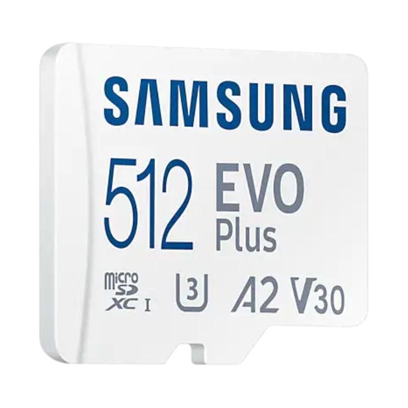 Cartão de Memória Samsung EVO Plus 2023 512GB microSD XC com Adaptador/ Classe 10/ 160MBs