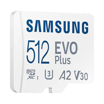 Cartão de Memória Samsung EVO Plus 2023 512GB microSD XC com Adaptador/ Classe 10/ 160MBs