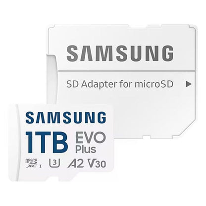 Cartão de Memória Samsung EVO Plus 2024 1TB microSD XC com Adaptador/ Classe 10/ 160MBs