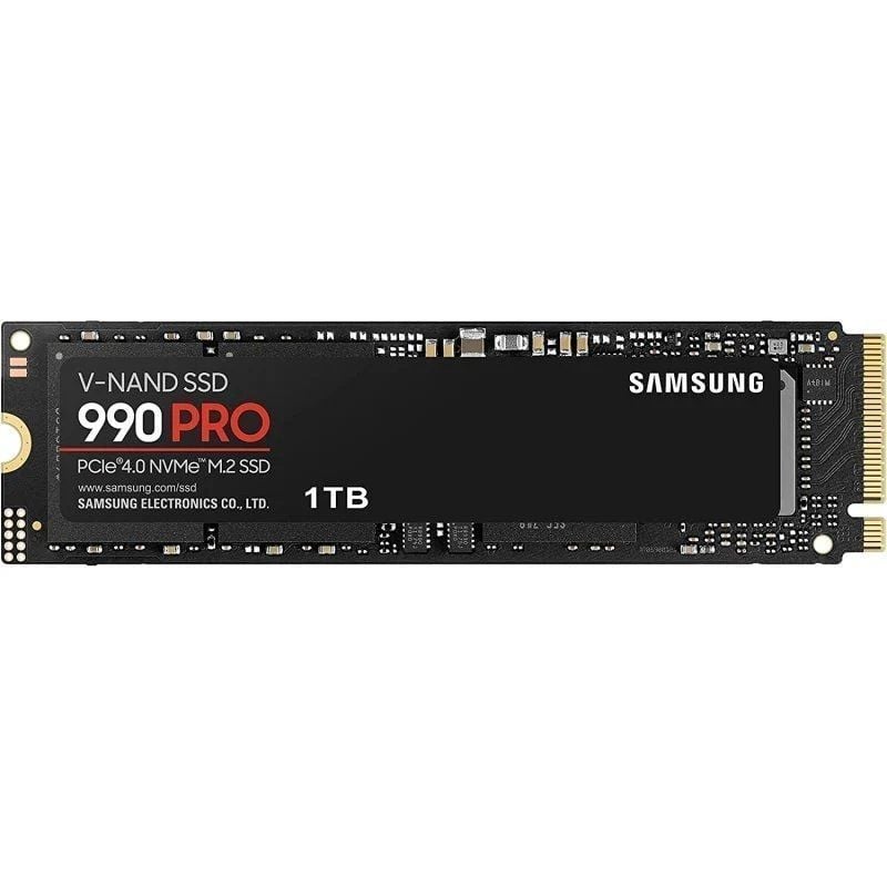 SSD Samsung 990 PRO 1TB/ M.2 2280 PCIe Gen4/ Compatível com PS5 e PC/ Capacidade Total