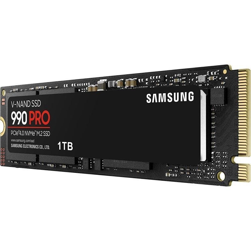 SSD Samsung 990 PRO 1TB/ M.2 2280 PCIe Gen4/ Compatível com PS5 e PC/ Capacidade Total