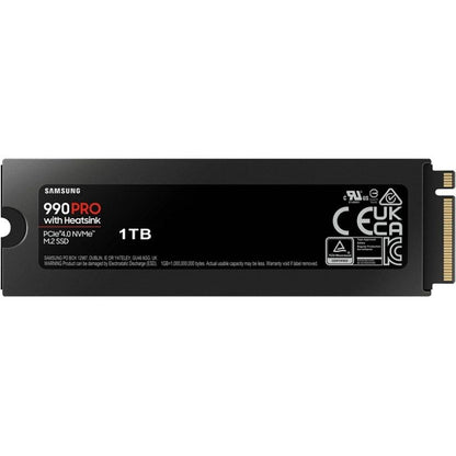 Disco SSD Samsung 990 PRO 1TB/ M.2 2280 PCIe Gen4/ com Dissipador de Calor/ Compatível com PS5 e PC/ Capacidade Total