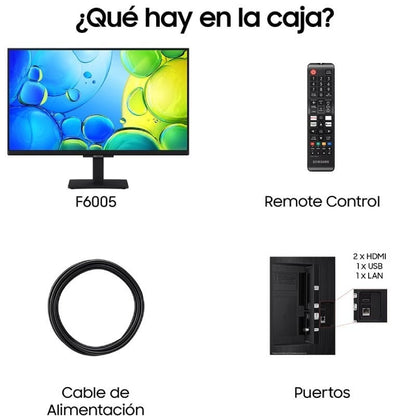 Televisor Samsung F6005 TU24F6005FK 24"/ Full HD/ Smart TV/ Wi-Fi