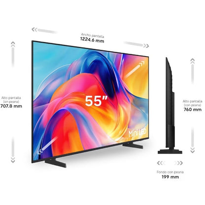 Televisor Samsung TU55M72HAU 55"/ Ultra HD 4K/ Smart TV/ WiFi