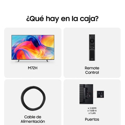 Televisor Samsung TU55M72HAU 55"/ Ultra HD 4K/ Smart TV/ WiFi