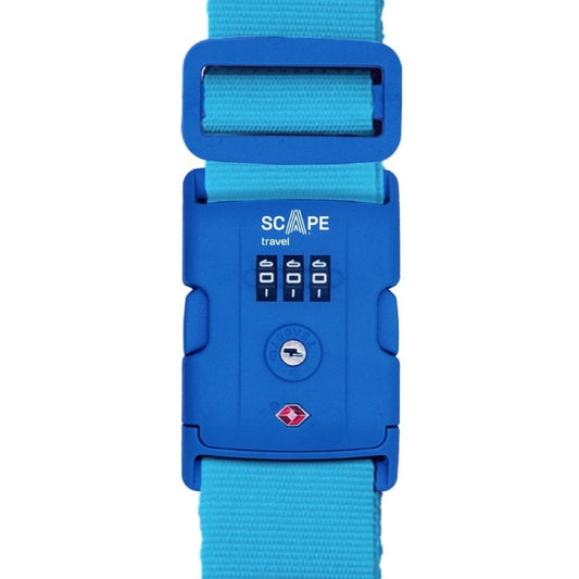 Correia para Mala com Combinação Scape Travel E0120/ Azul