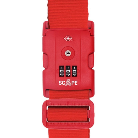 Cinta para Mala com Combinação Scape Travel E0121/Vermelha
