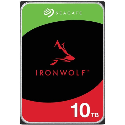 Disco Rígido Seagate IronWolf NAS ST10000VN000 10TB/ 3.5"/ SATA III/ 256MB