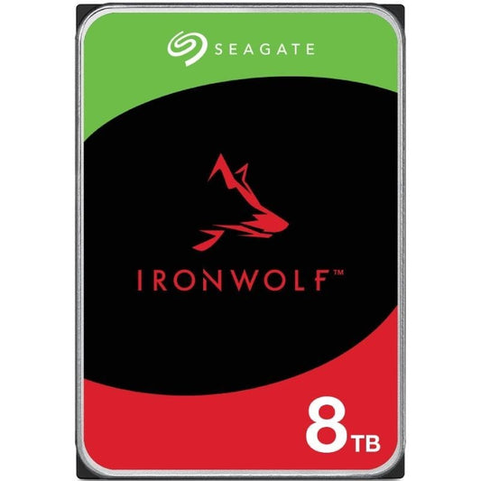 Disco Rígido Seagate IronWolf NAS ST8000VN002 8TB/ 3.5"/ SATA III/ 256MB