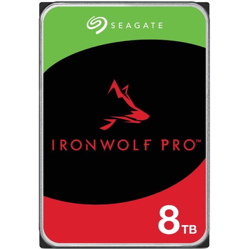 Disco Rígido Seagate IronWolf Pro NAS ST8000NT001 8TB/ 3.5"/ SATA III/ 256MB