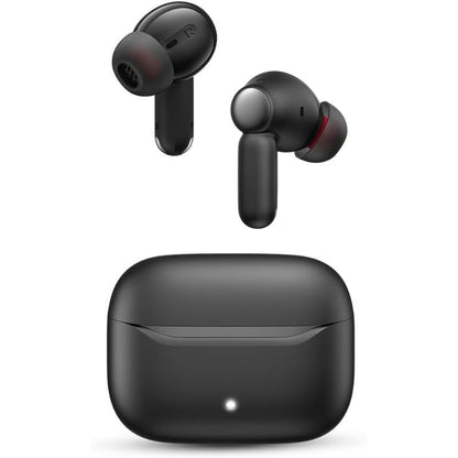 Auriculares Bluetooth SPC Ether 3 Pro con estuche de carga/ Autonomía 8h/ Negro